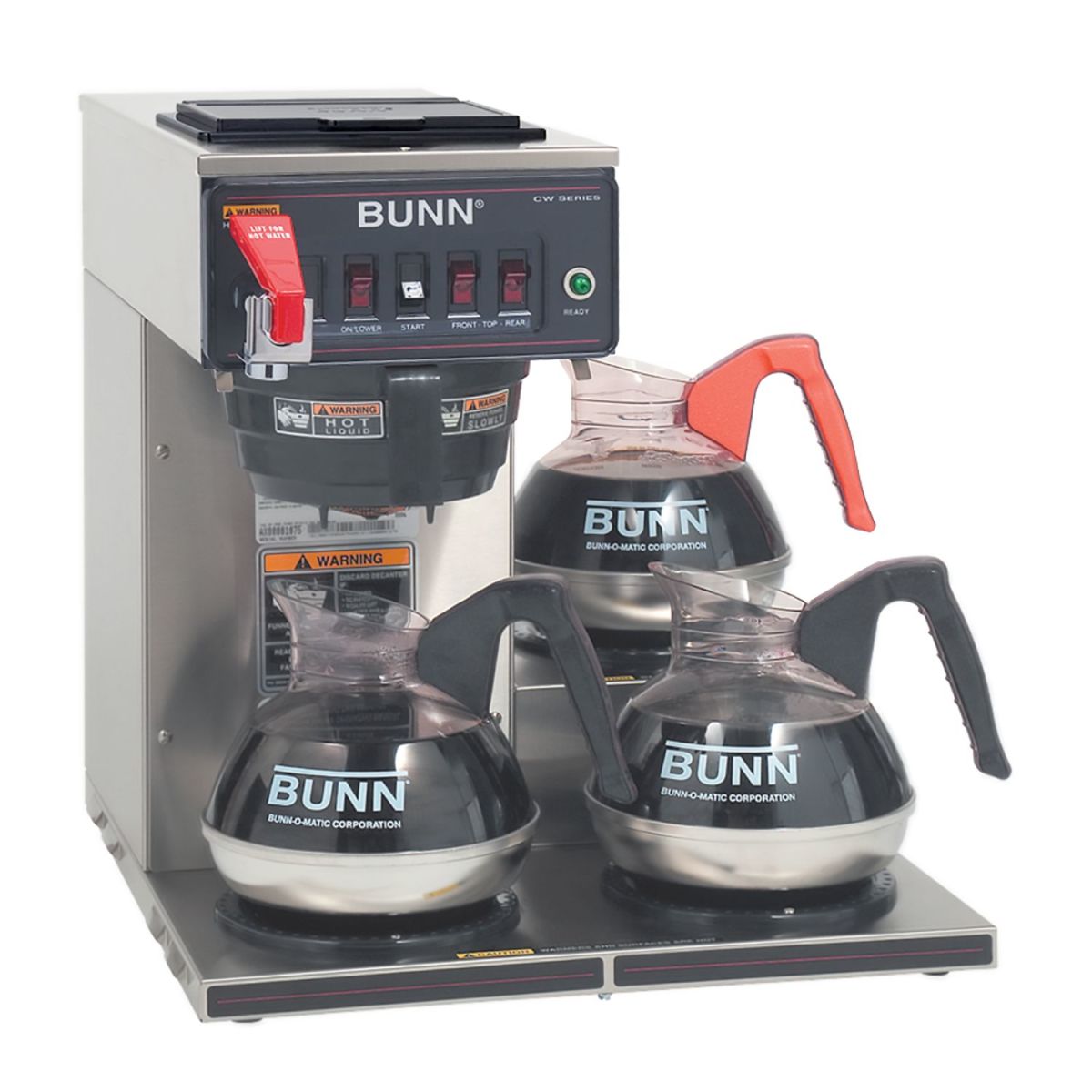 BUNN CWTF15-3, Plastic Funnel (3 Lower Warmers) 12 Cup Automatic Coffee Brewer 12950.0212 BUNN CWTF15-3, Plastic Funnel (3 Lower Warmers) 12 Cup Automatic Coffee Brewer 12950.0212