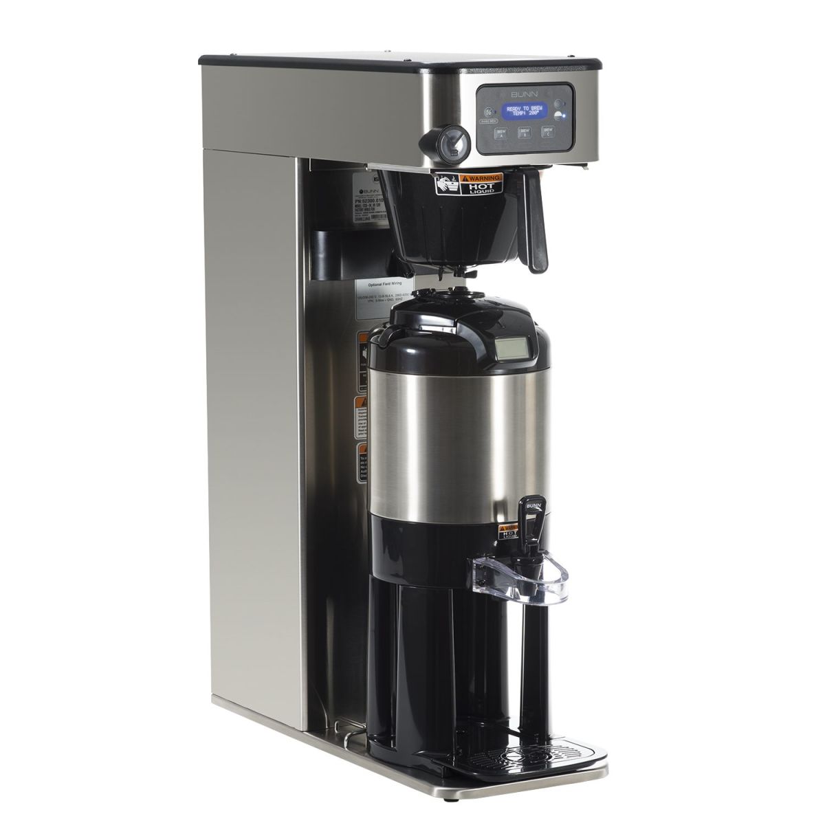 BUNN ITCB Infusion Series Tea and Coffee Brewer Dual Volt High Volume 52300.0100 BUNN ITCB Infusion Series Tea and Coffee Brewer Dual Volt High Volume 52300.0100