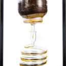 Yama Glass Cold Brew Tower – Black Straight Frame – 6–8 Cup (32 oz)