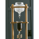 Yama Glass Cold Brew Tower – Bamboo Straight Frame – 6–8 Cup (32 oz)