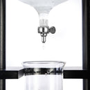 Yama Glass Cold Brew Tower – Black Straight Frame – 6–8 Cup (32 oz)