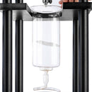 Yama Glass Cold Brew Tower – Black Straight Frame – 25 Cup (100 oz)