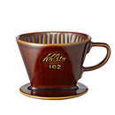 Kalita Style 102 Ceramic Coffee Dripper - Brown