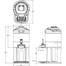 BUNN Dual BrewWISE ThermoFresh DBC 120/240V Brewer w/Funnel Locks  34600.0000