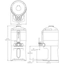BUNN ICB Infusion Series Coffee Brewer-Dual Volt Tall 120V  53100.0101