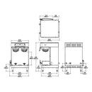 BUNN ICB Infusion Series Twin Soft Heat Coffee Brewer 120/208V SST  51200.0102